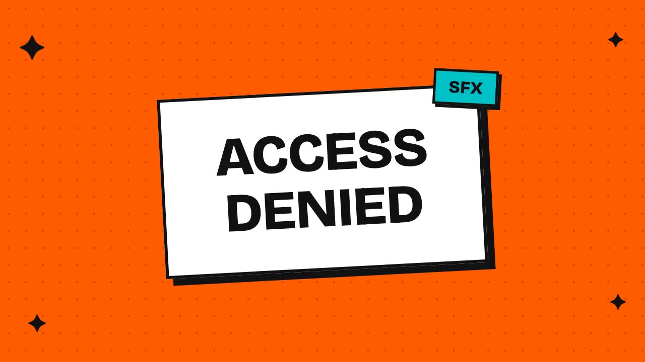 Access Denied