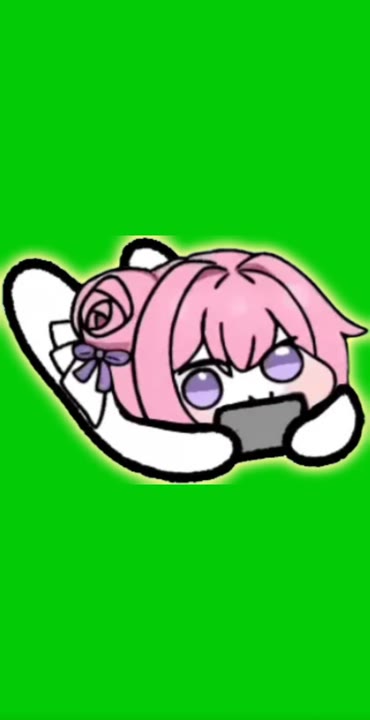 Anime Gamer Holding Controller