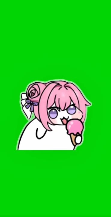 Anime Girl Eating Popsicle