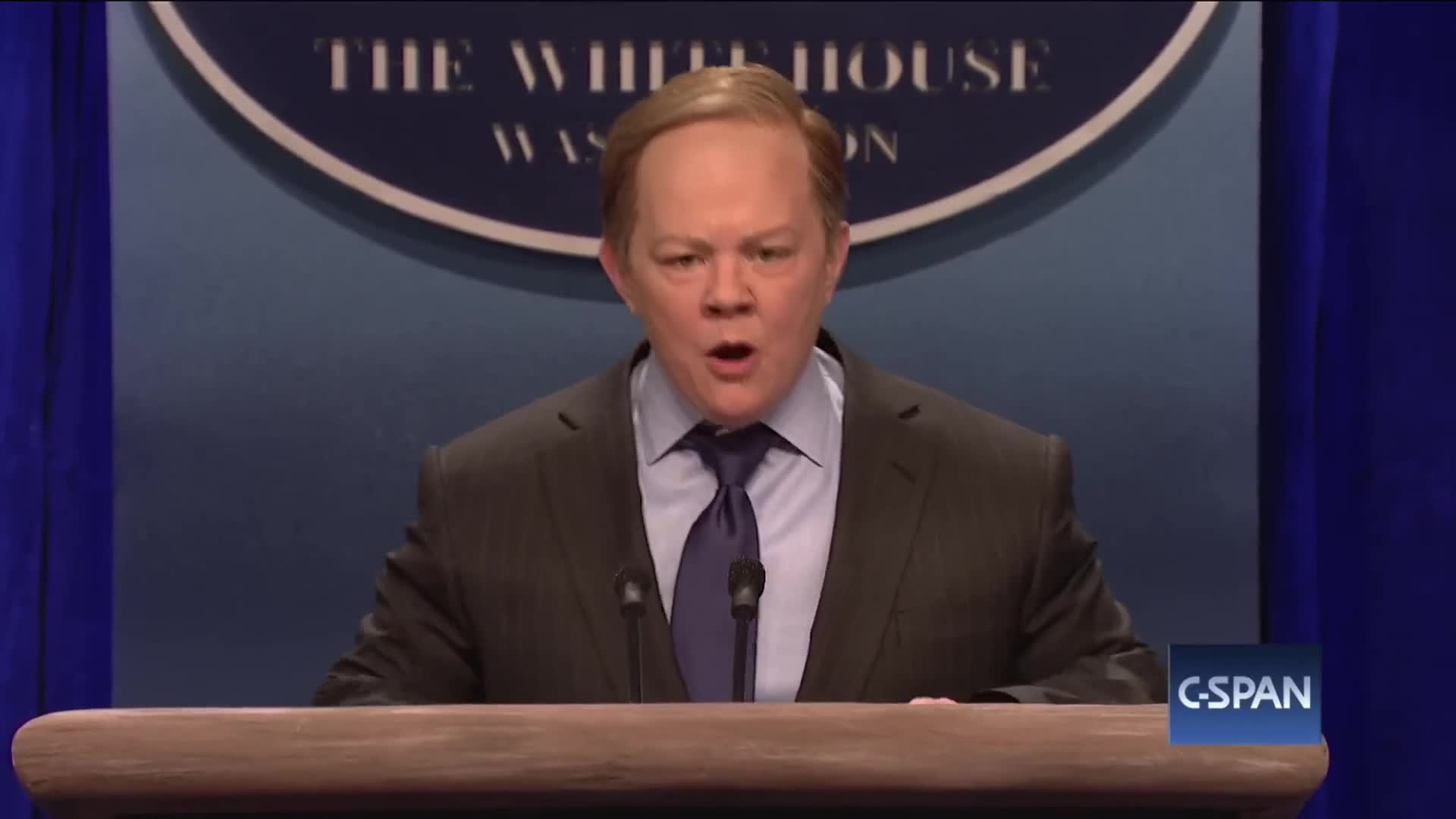 Apologize on behalf of you to me - Sean Spicer