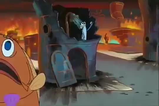 Bikini Bottom in Panic