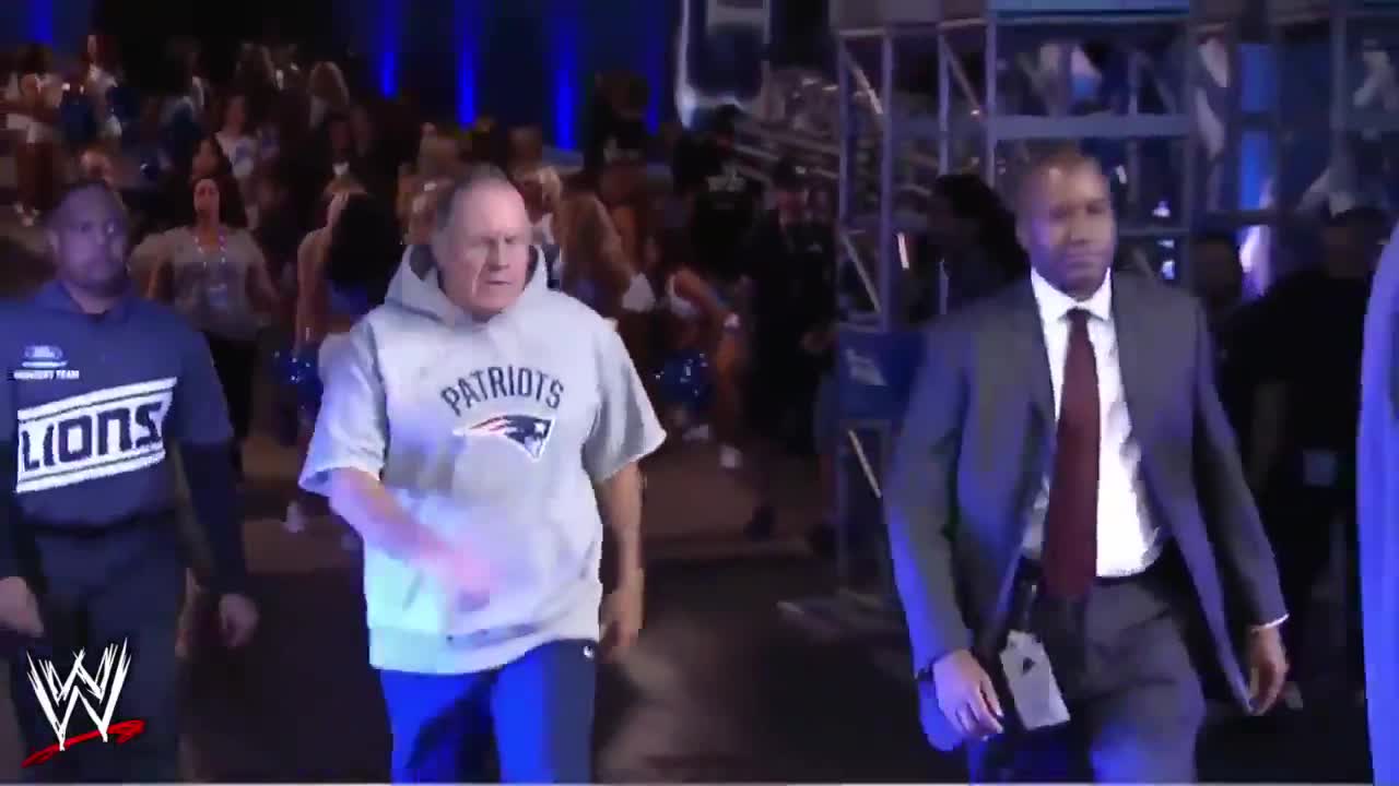 Bill Belicheck walk out