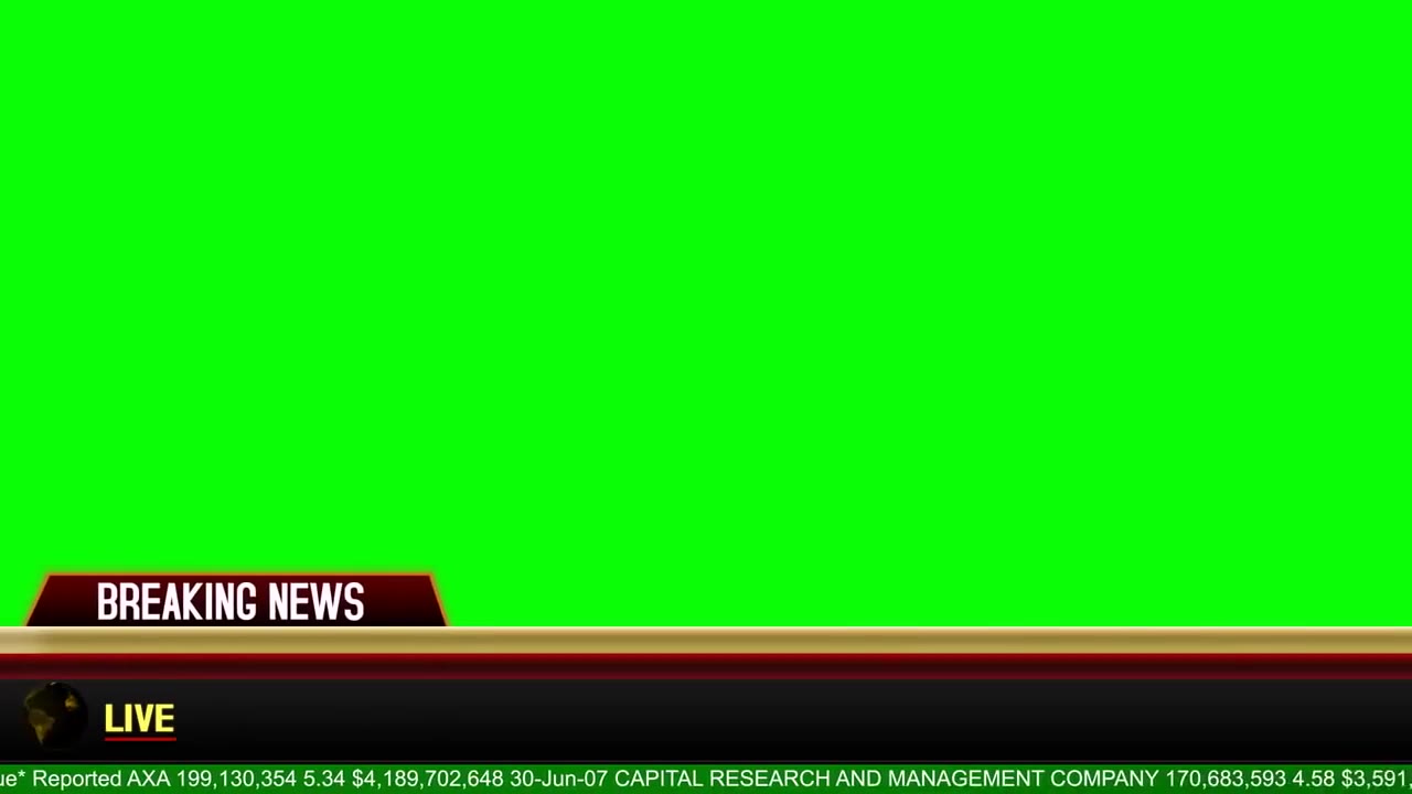 Breaking News Banner