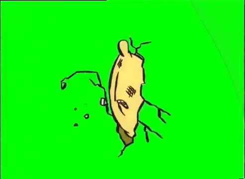 Cartoon Characters Collision And Screaming