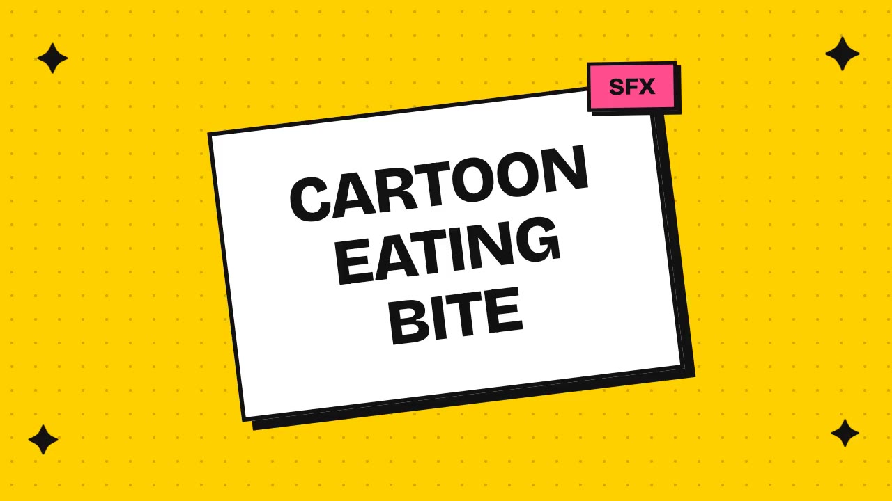 Cartoon eating bite
