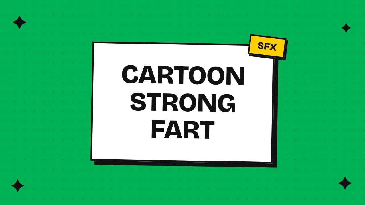 Cartoon Strong Fart