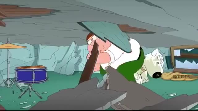 Character Bends Down To Drums