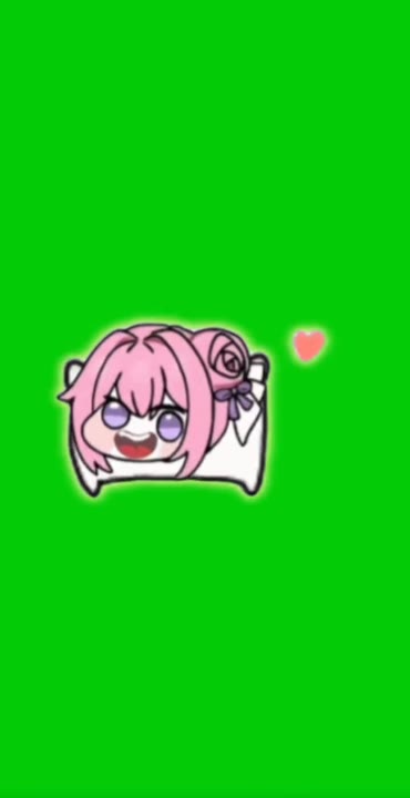Cheerful Anime Girl Head Tilt
