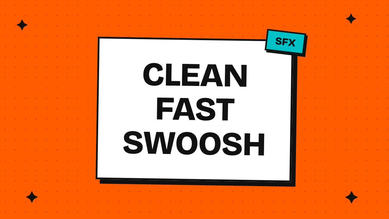 Clean Fast Swoosh