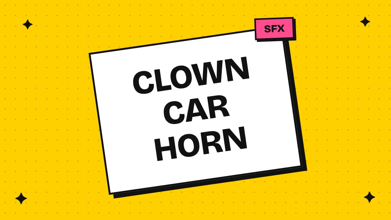 Clown car horn