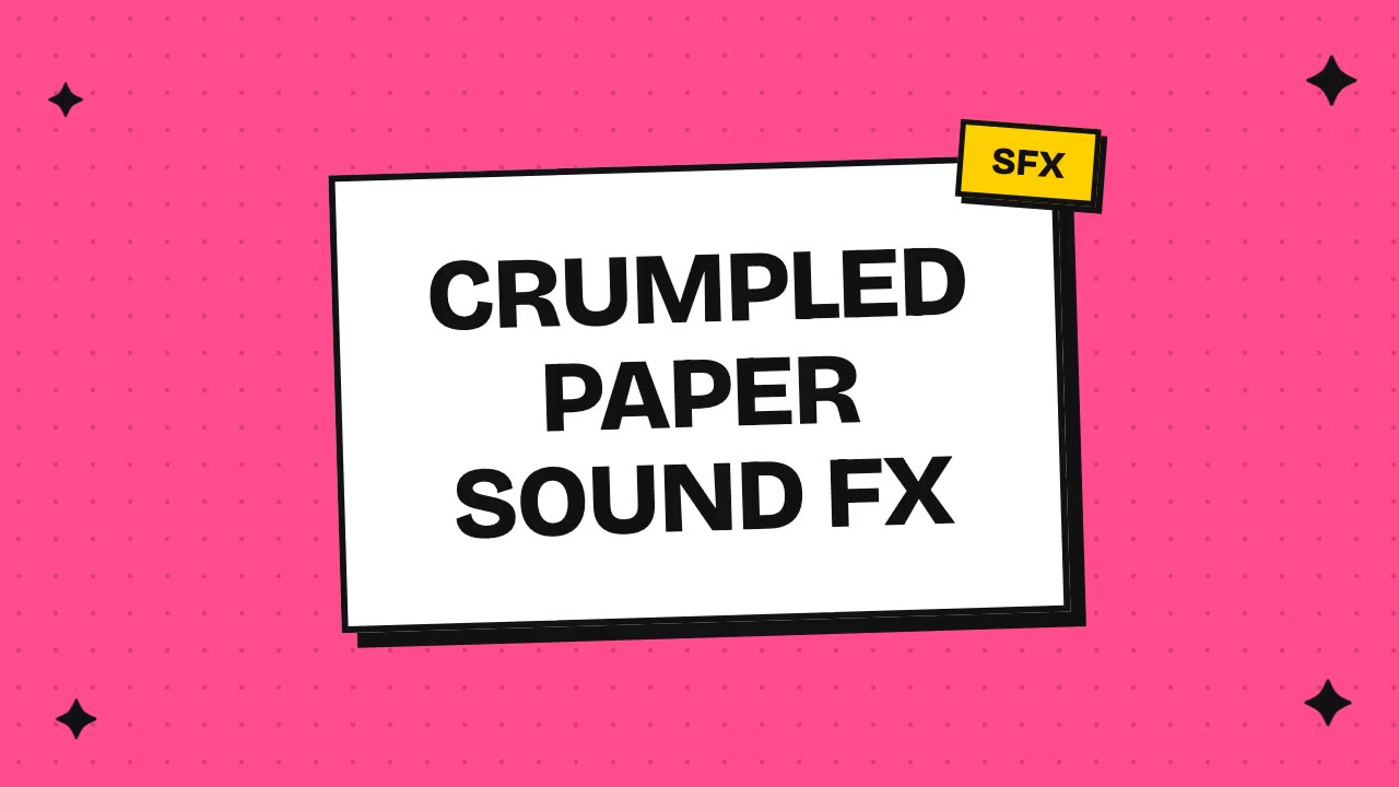 Crumpled Paper Sound Fx