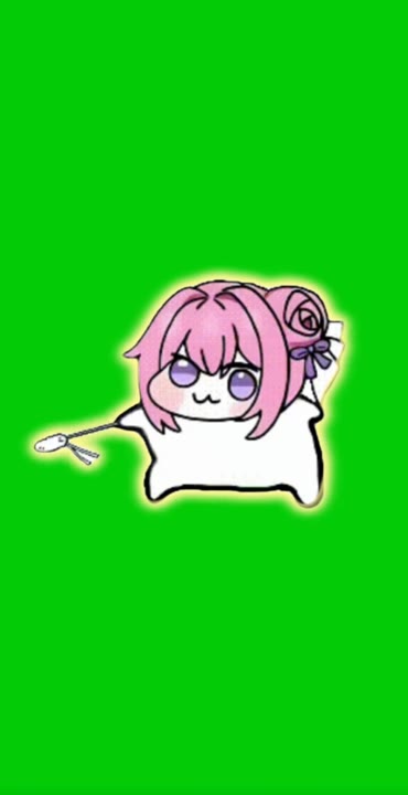Cute Anime Girl Sticker