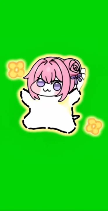 Cute Chibi Bouncing With Sparkles