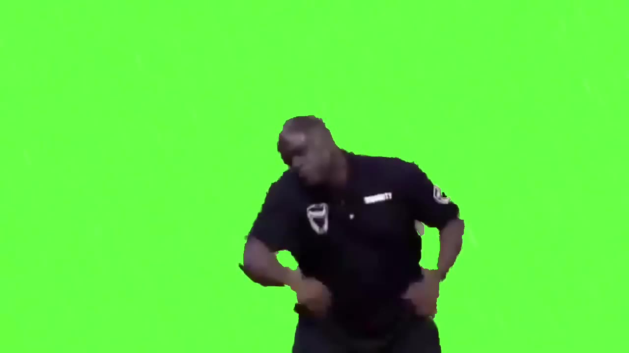 Dancing Security Guard