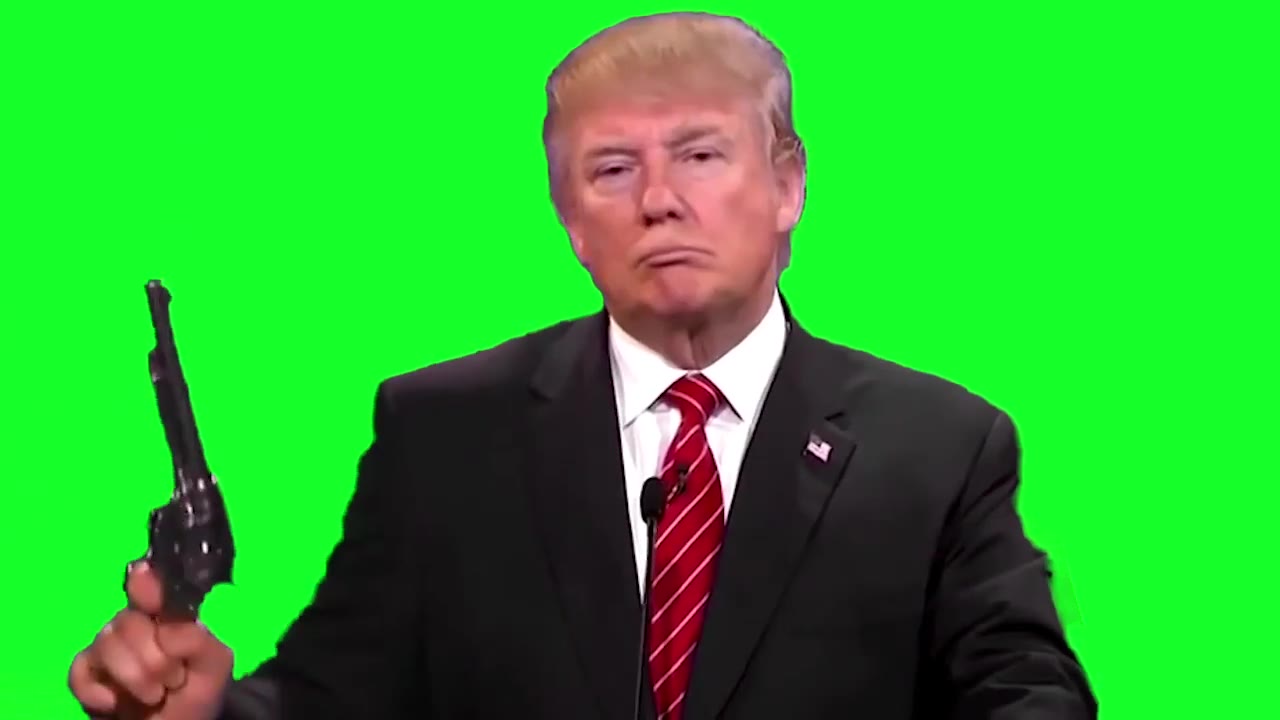 Donald John Trump - Shoots Revolver