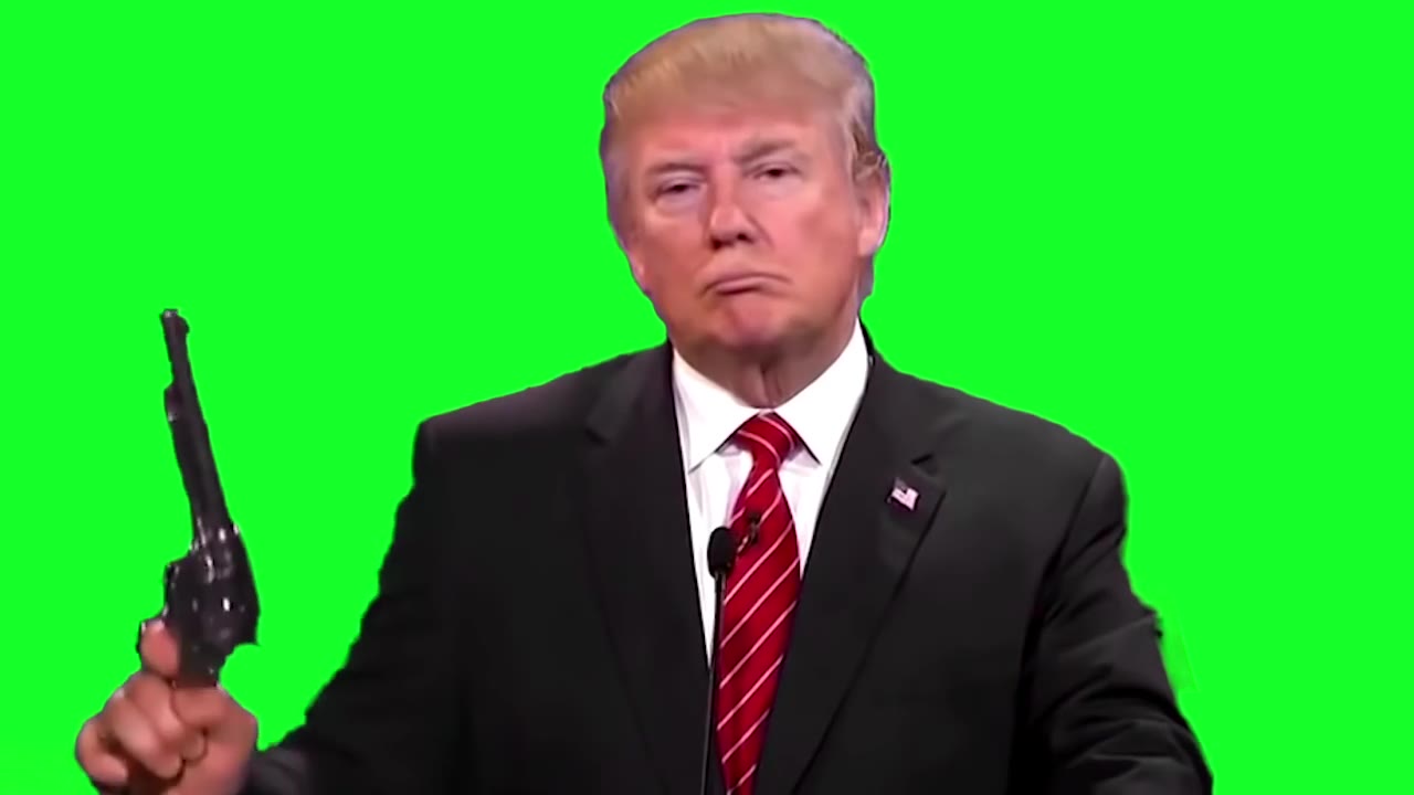 Donald Trump Shoots Revolver