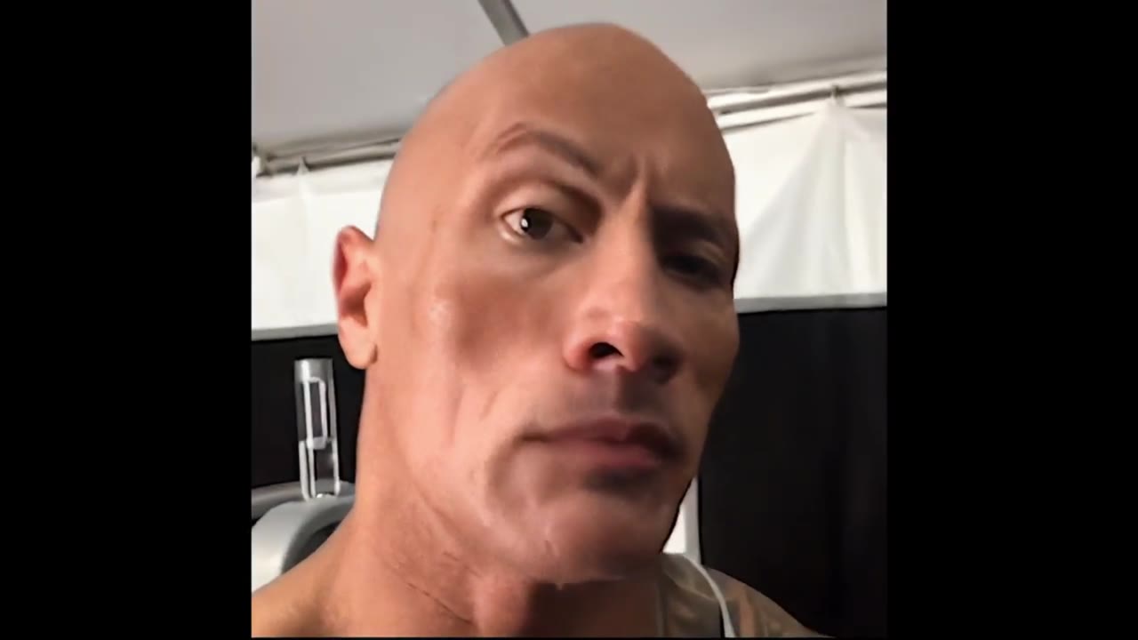Dwayne Johnson Skeptical Look
