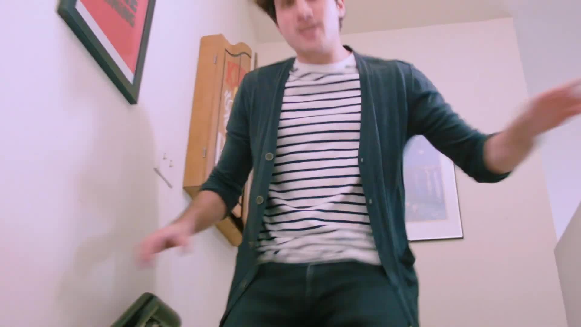 Falling down the stairs