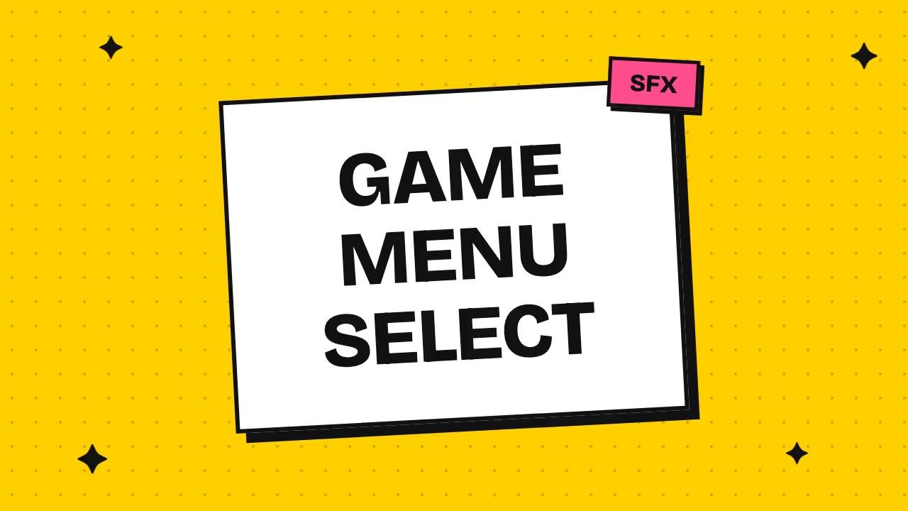 Game Menu Select