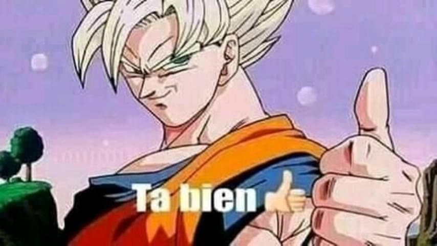 Goku Gives Thumbs Up Approval