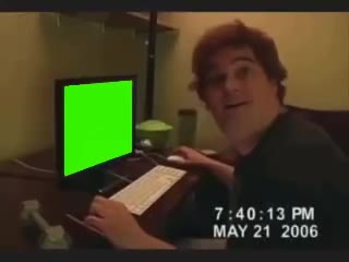 Guy Punches Through Computer Monitor