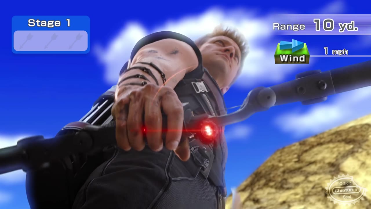 Hawkeye in Wii Sports Archery