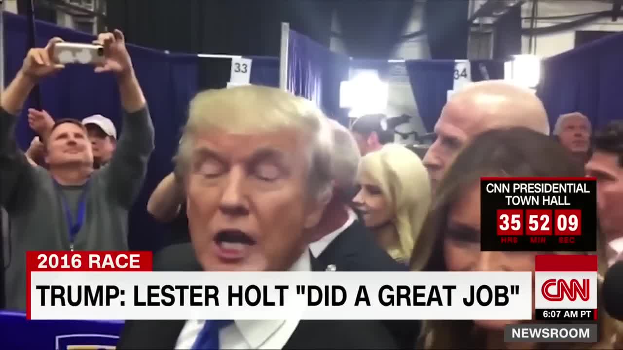 He did a great job
