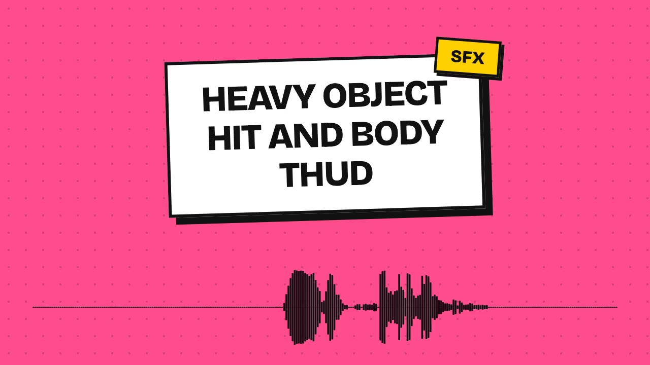 Heavy Object Hit And Body Thud