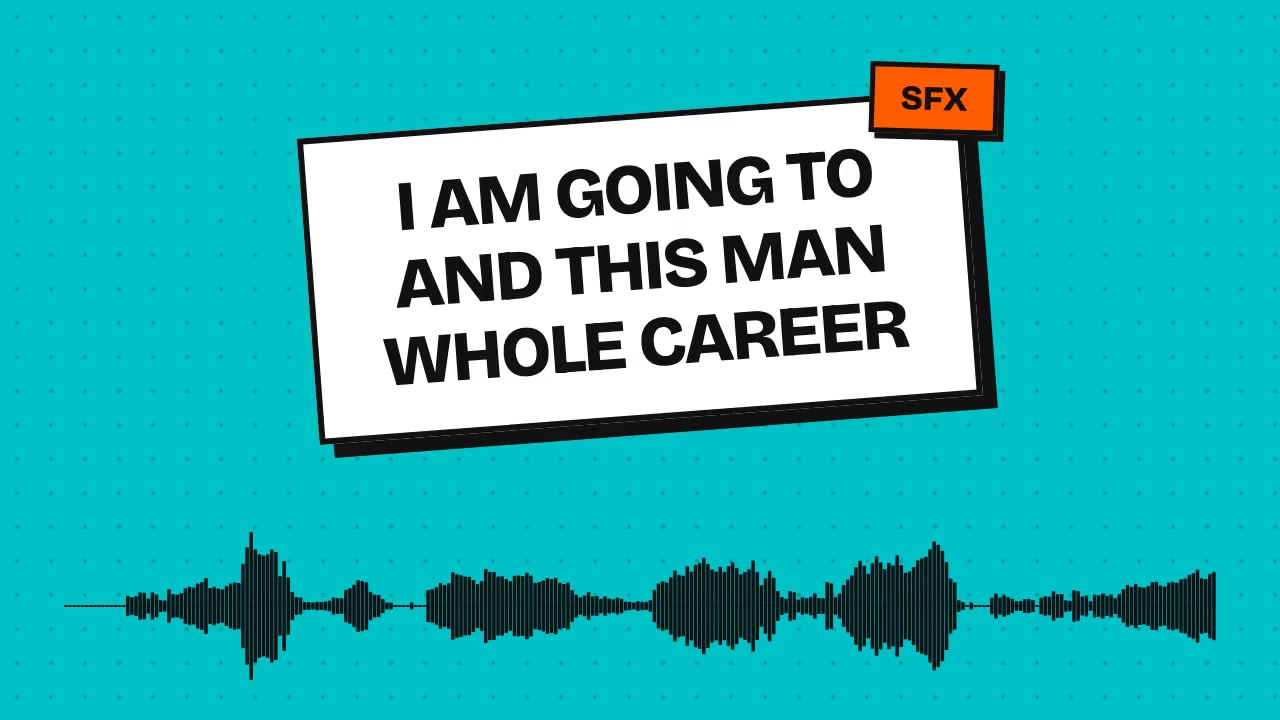 i am going to and this man whole career