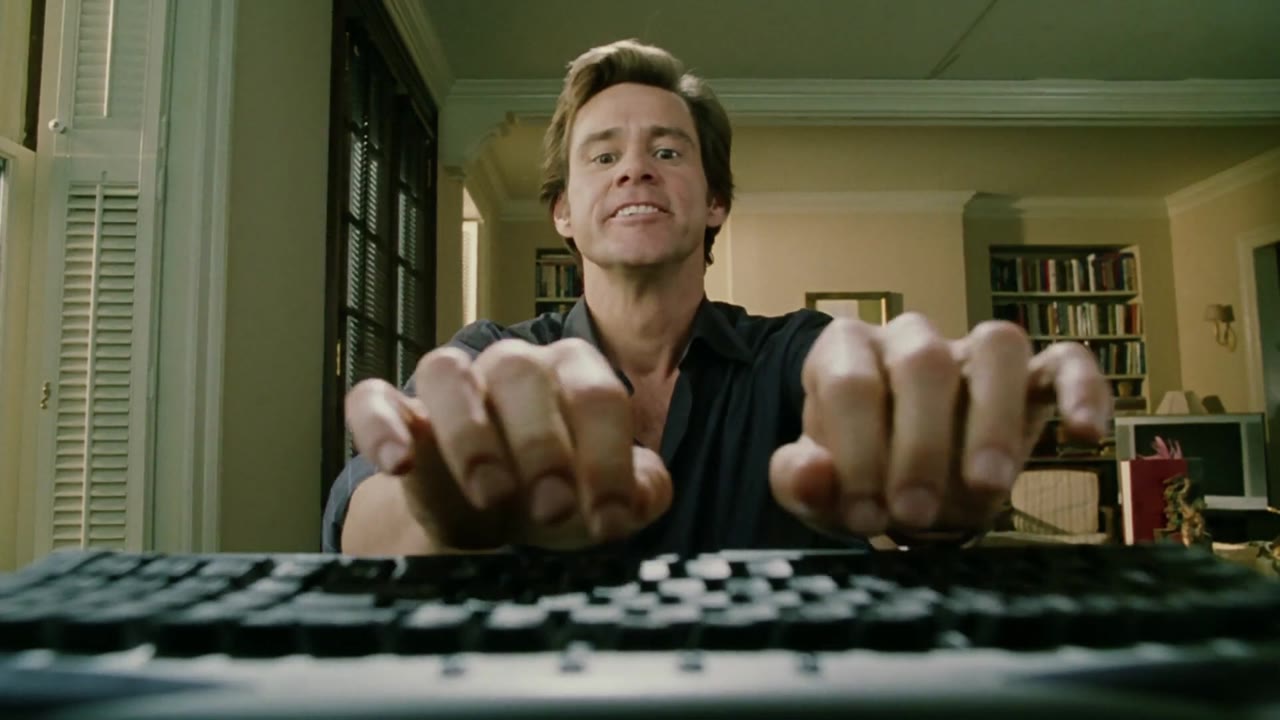 Jim Carrey - Typing