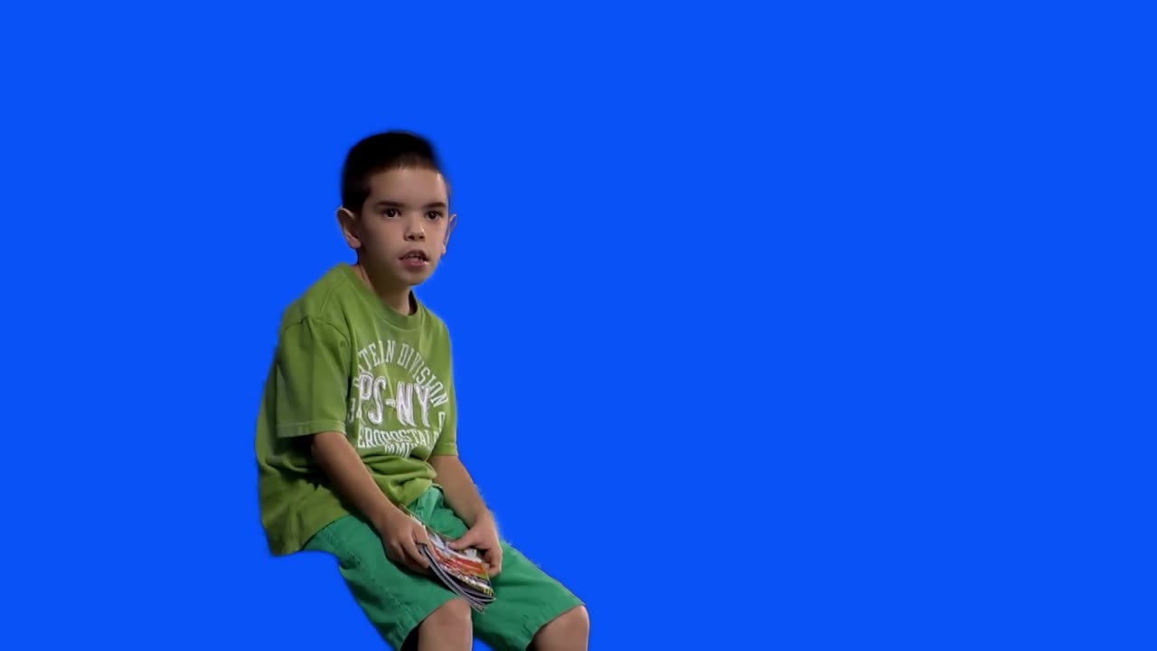 Kid dances on Miami Marlins Fan Cam Blue Screen