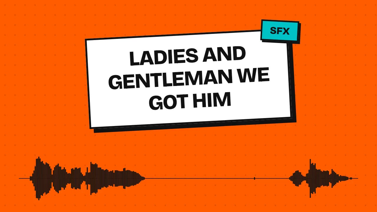 ladies and gentleman we got him