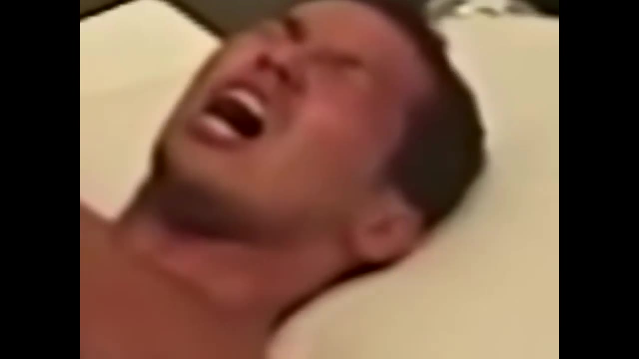 Man Screaming Intensely