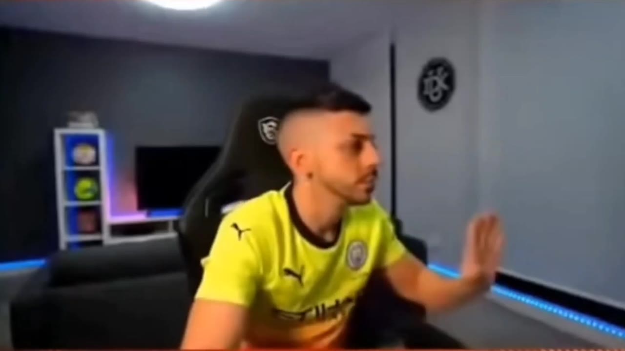 Man Stands Up Waving