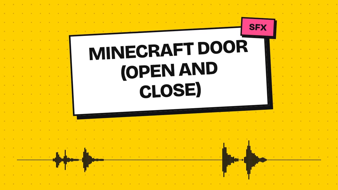 Minecraft Door (Open And Close)
