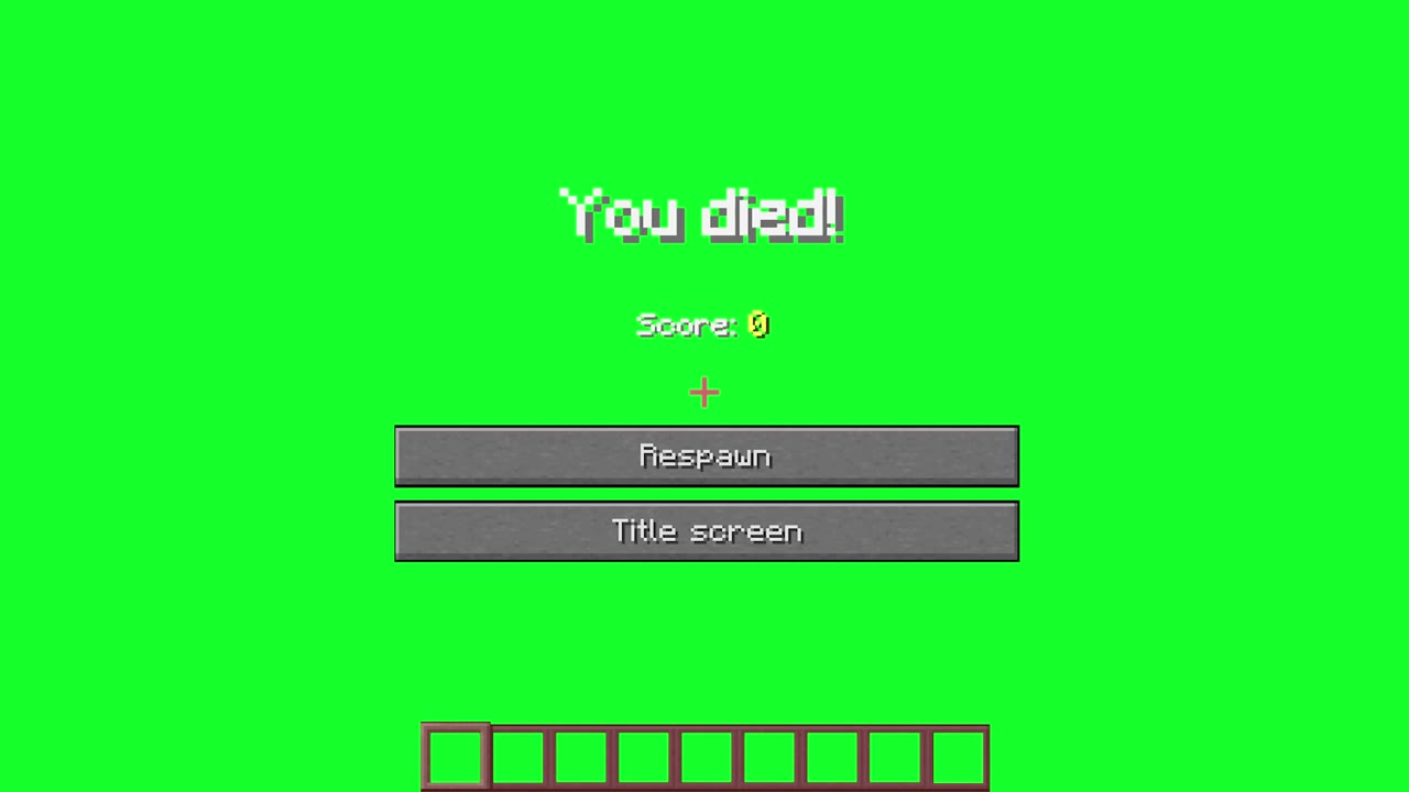 Minecraft You Died