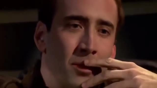 Nicolas Cage Contemplates