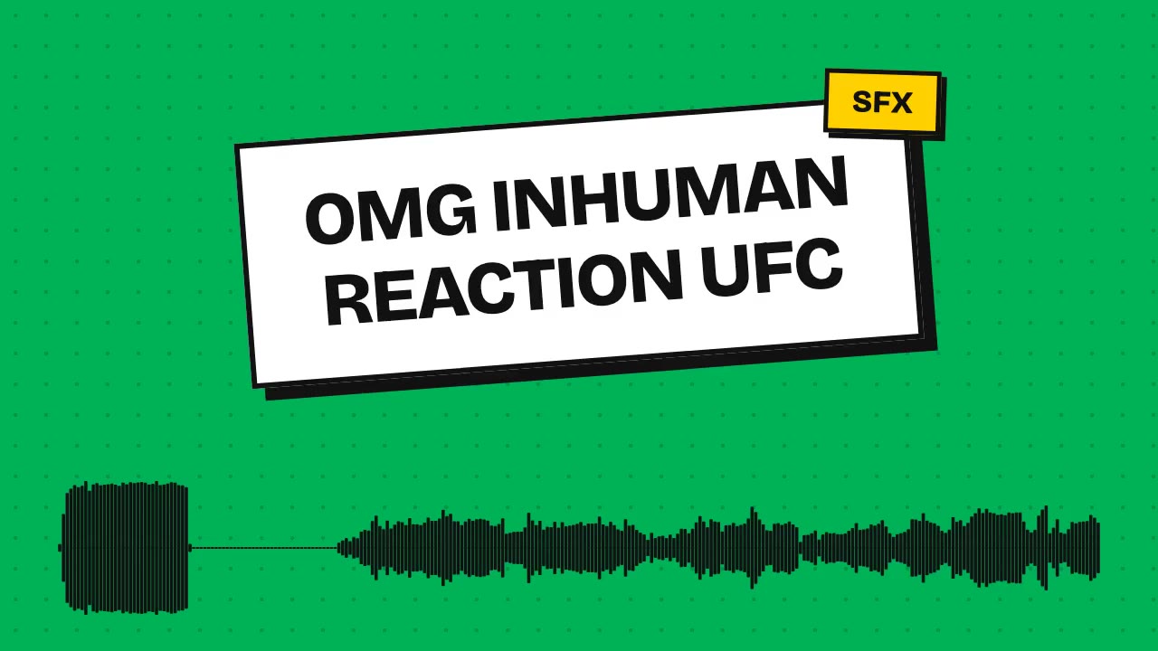 Omg inhuman reaction UFC