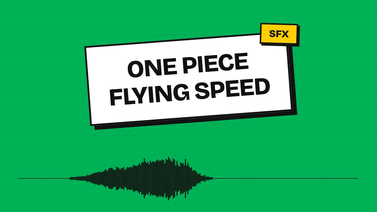 One Piece Flying Speed