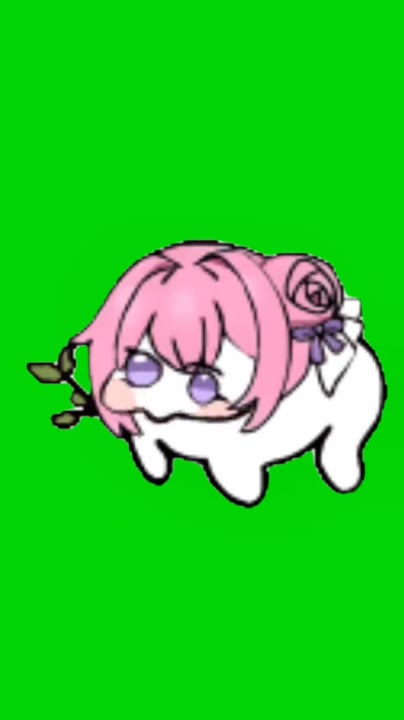 Pink Chibi Anime Smile