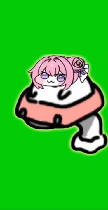 Pink-Haired Anime Girl Idle Sway