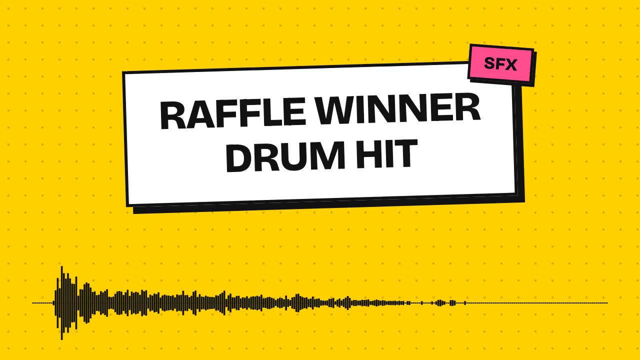 Raffle Winner Drum Hit