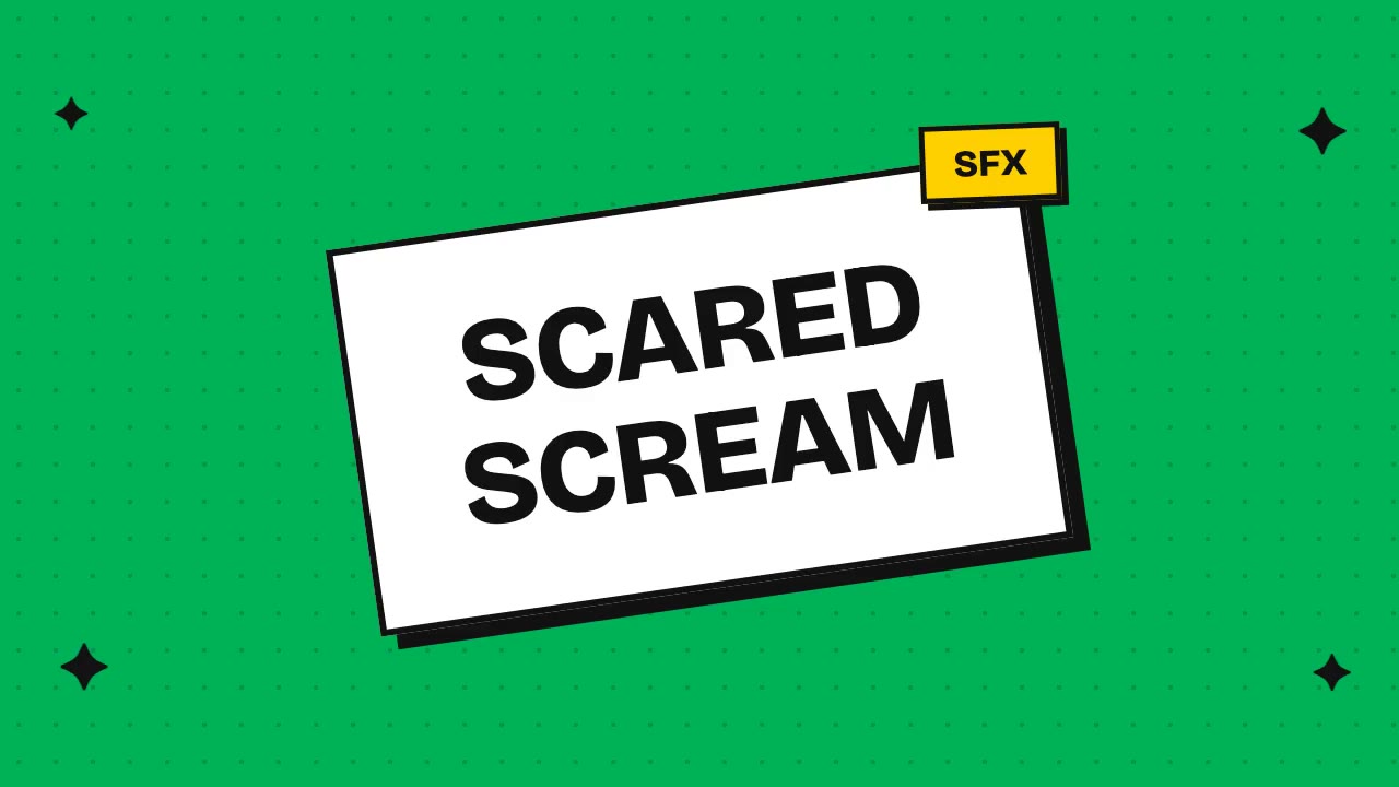 Scared scream