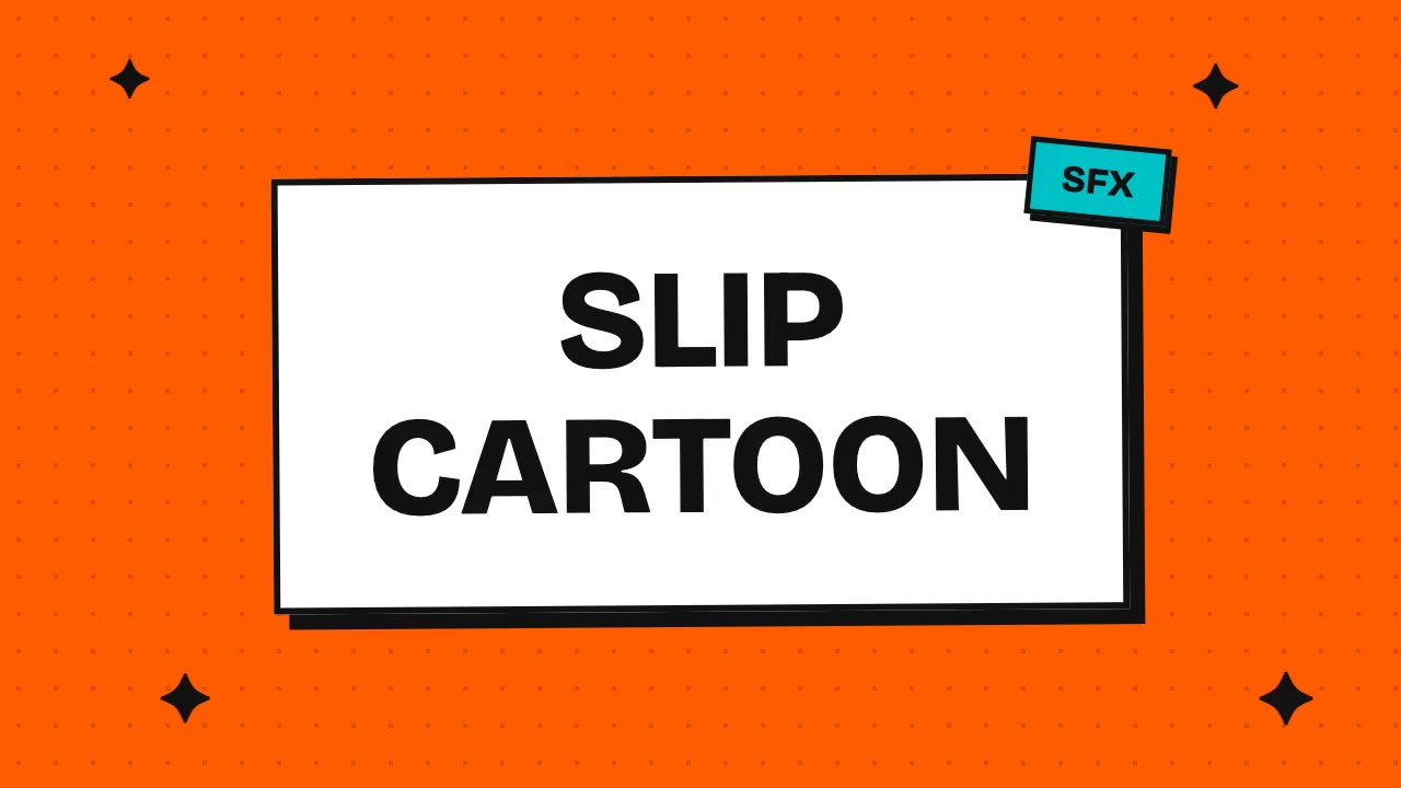 slip cartoon