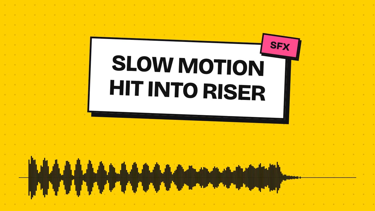 Slow Motion Hit Into Riser