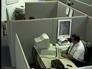 Smashing Computer at Work