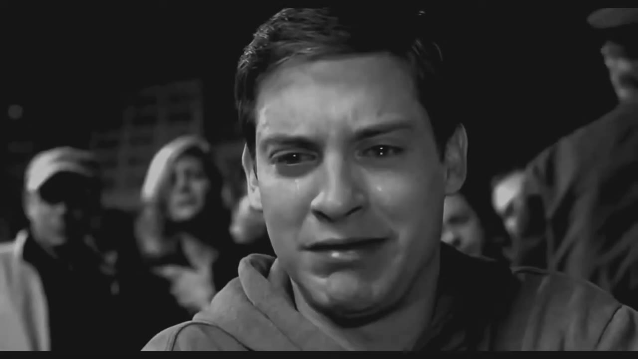 Spider-Man Crying