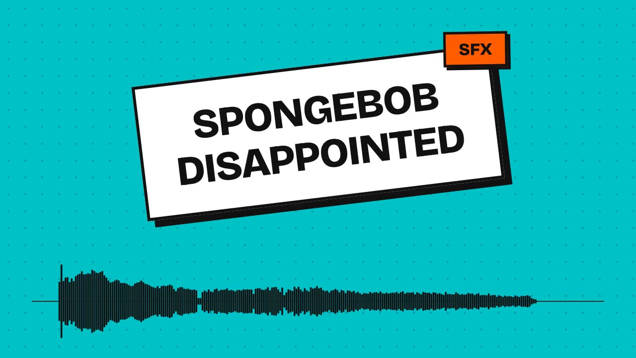 Spongebob Disappointed