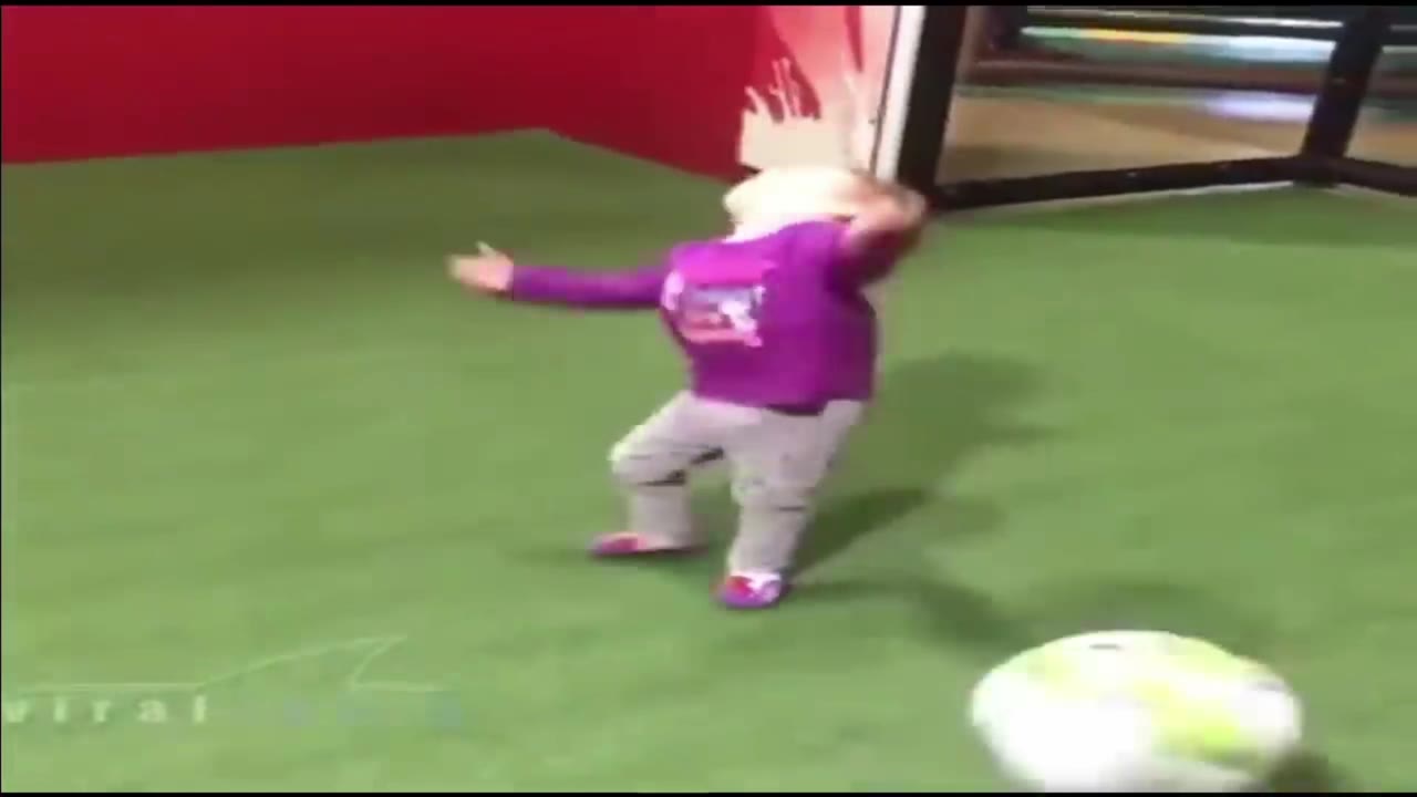 Toddler Gets Knocked Down