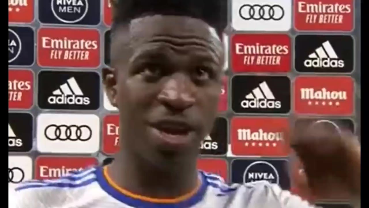 Vinicius Laughs And Smiles